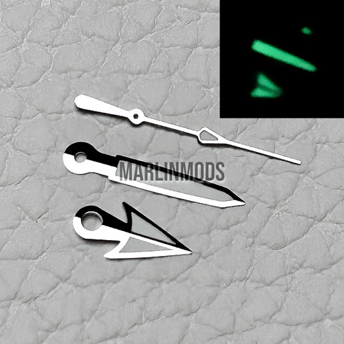Samurai silver hands for dive - silver,