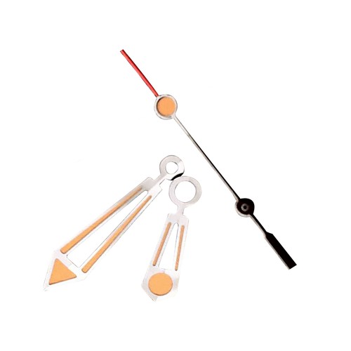 Luminous watch hands - luminous, needles